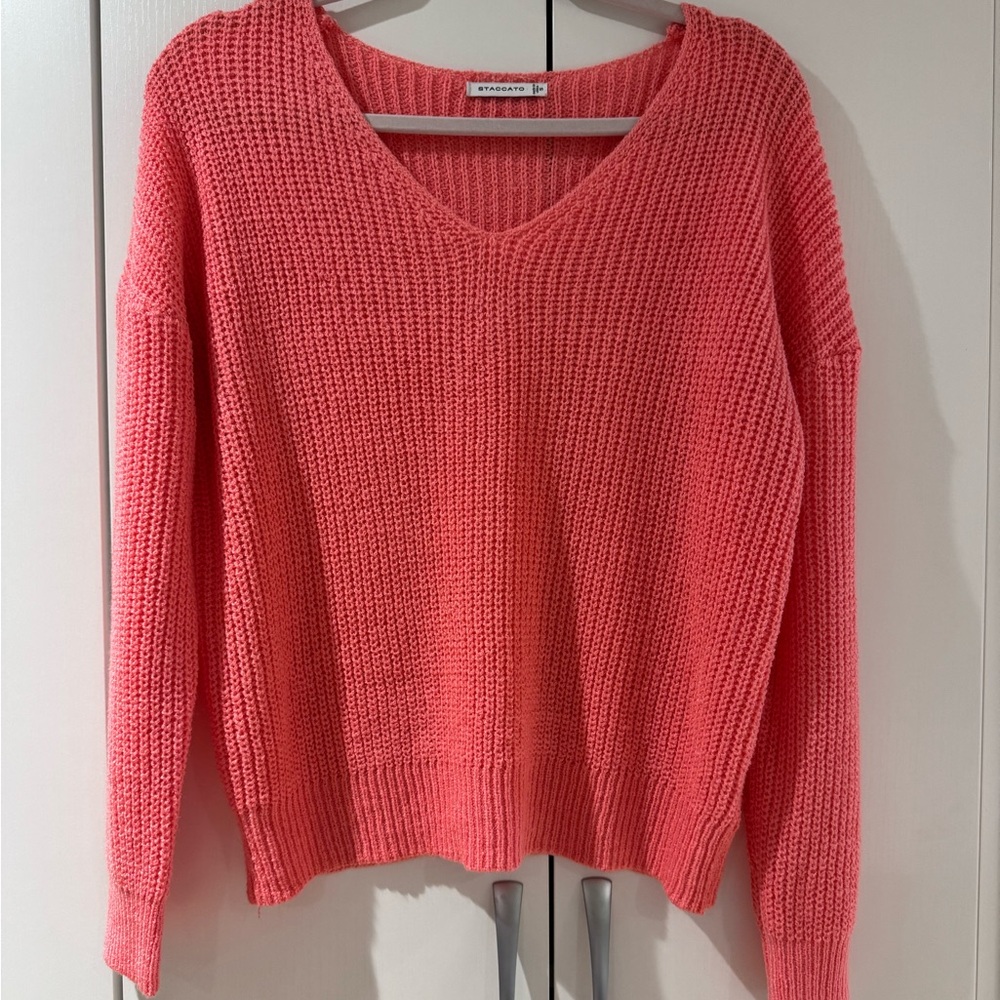 Staccato salmon V-Neck Sweater